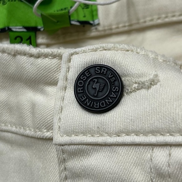 Sandrine Rose size 31 Free People High Waisted Flare Jeans Alpes - Picture 8 of 12